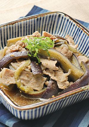 豚肉となすのごま煮浸し-レシピのメイン写真