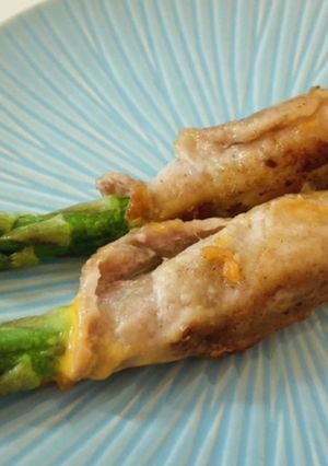 一本まるごとアスパラ大葉チーズ巻き-レシピのメイン写真