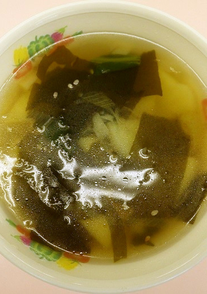 中華スープ　★宇都宮学校給食-レシピのメイン写真