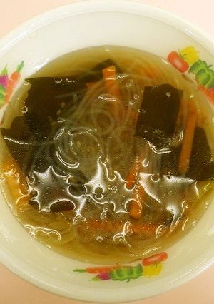 わかめスープ　★宇都宮学校給食-レシピのメイン写真