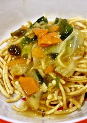 野菜たっぷり☆パリッと揚げ麺の中華あん-レシピのメイン写真