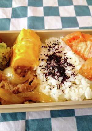 男子高校生お弁当(25)シャケ弁Ⅱ-レシピのメイン写真