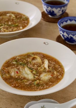 とろける♪冷凍白菜とひき肉の麻婆炒め-レシピのメイン写真