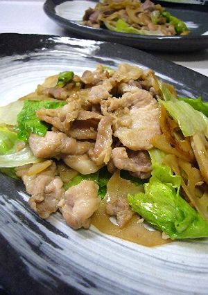 しゃきしゃき美味しいレタス豚-レシピのメイン写真