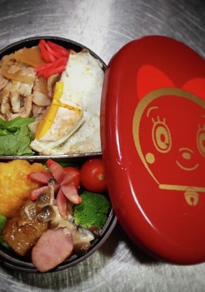 ノアちゃんの豚丼弁当〜(✠≧↺≦✠)-レシピのメイン写真
