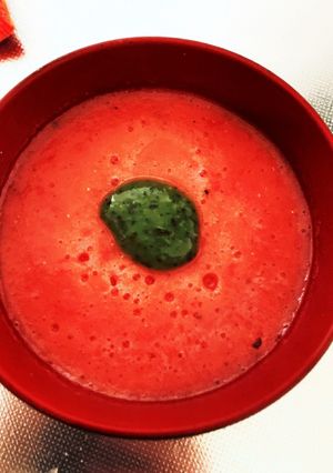 夏の味方☆シンプルトマトの冷製スープ！！-レシピのメイン写真