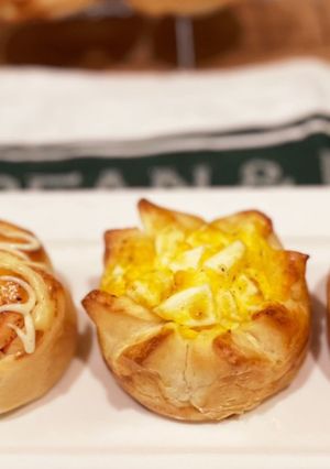 冷めても美味しい！3種の惣菜パン③-レシピのメイン写真