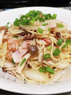 超簡単!ベーコンとしめじの和風パスタ!!-レシピのメイン写真