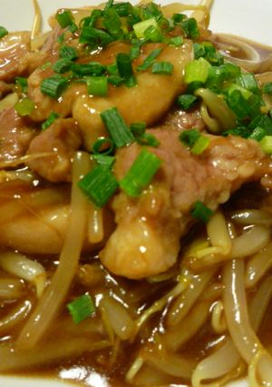 ♡◎生姜焼き味？豚ともやしのとろみ炒め-レシピのメイン写真
