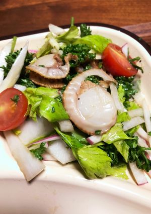 ほたてとセロリのパルサミコサラダ-レシピのメイン写真