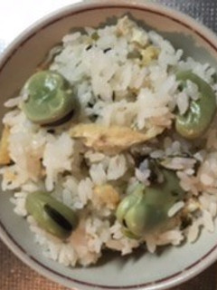 そら豆ご飯-レシピのメイン写真