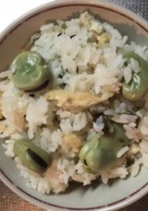 そら豆ご飯-レシピのメイン写真