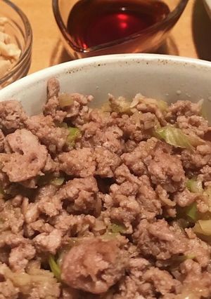 豚挽き肉の香味炒め-レシピのメイン写真