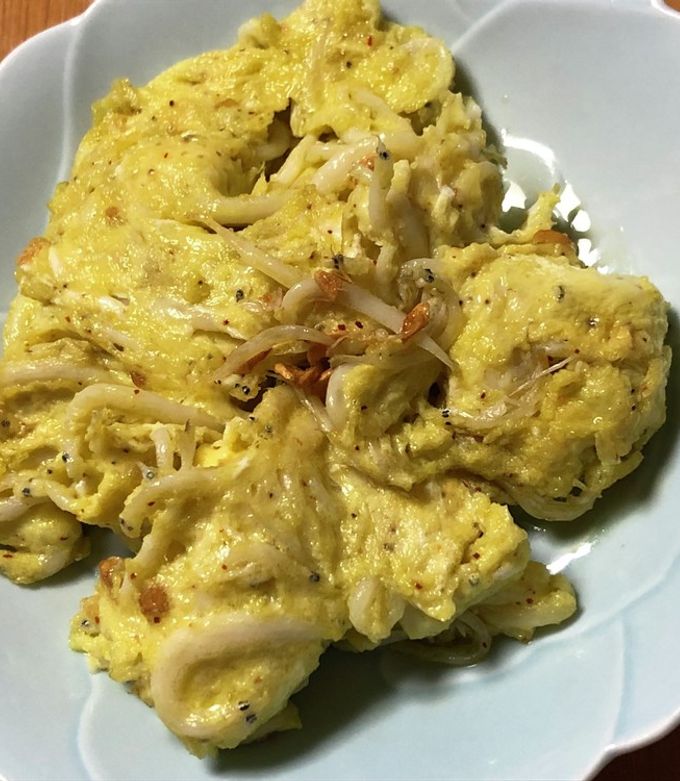 白魚のアヒージョ風 卵焼き-レシピのメイン写真