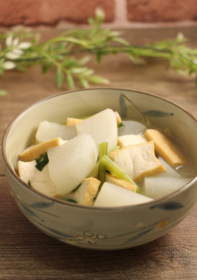 レンジで簡単！大根と厚揚げの白だし煮-レシピのメイン写真