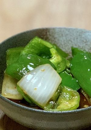 【無限ピーマン】玉ねぎと一緒に中華炒め-レシピのメイン写真