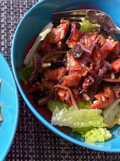 スモークサーモンとバルサミコ酢のサラダ-レシピのメイン写真