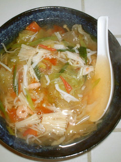 ☆アジア風の温かい素麺(にゅう麺)☆-レシピのメイン写真