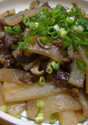 大根の炒め煮✿牛肉andしいたけ入り-レシピのメイン写真