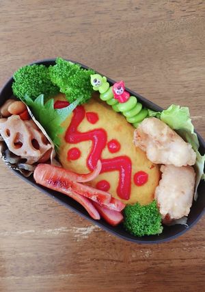 JK☆冷凍時短オムライス弁当♪-レシピのメイン写真