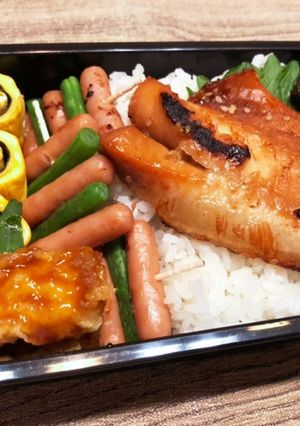 焼き鮭弁当　0609-レシピのメイン写真