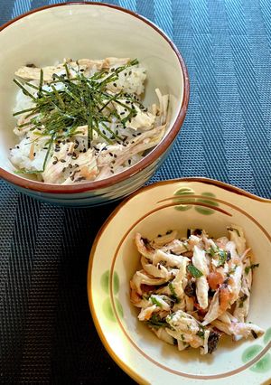 調味料不要の鶏肉梅和え-レシピのメイン写真