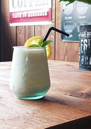 おうちカフェ★レモンヨーグルトジュース-レシピのメイン写真