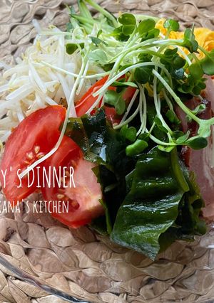 こんにゃく麺でダイエット冷やし中華♪♪-レシピのメイン写真