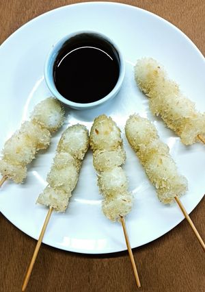 手作りうずら水煮玉子のレシピ　串揚げ-レシピのメイン写真