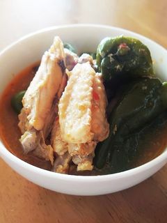 鶏手羽とピーマンの中華スープ煮-レシピのメイン写真