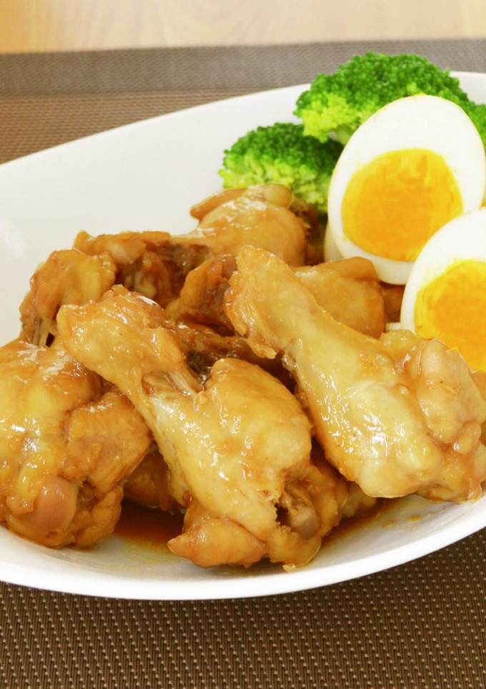 手羽元とゆで卵のコクうま煮-レシピのメイン写真