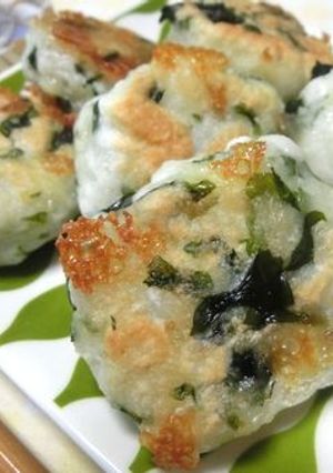 はんぺんとわかめとチーズのモチモチお焼き-レシピのメイン写真