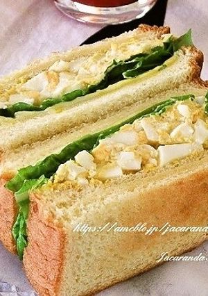 ミニたまごサンドイッチ-レシピのメイン写真