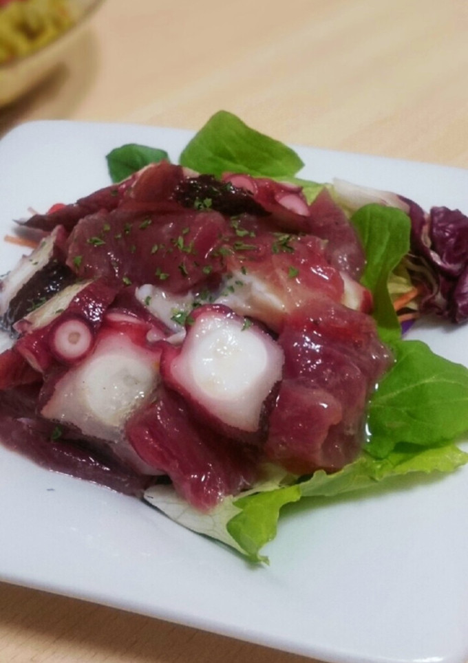 簡単おかず:たことマグロのマリネ-レシピのメイン写真