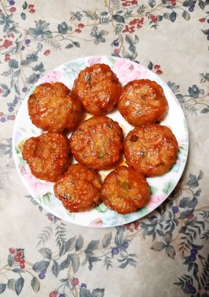 酢豚風つくねハンバーグ-レシピのメイン写真