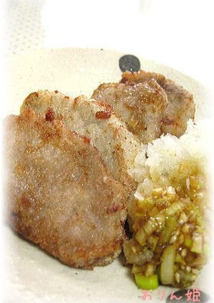 豚ヒレ肉の竜田揚げ♡大根おろしと薬味だれ-レシピのメイン写真