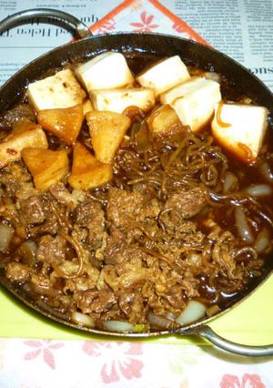 キャプスキ2で黒毛和牛のすき焼き風-レシピのメイン写真