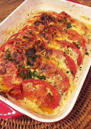トマトとひき肉のグラタン-レシピのメイン写真
