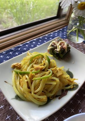 もやしとツナのさっぱりカレー酢炒め-レシピのメイン写真
