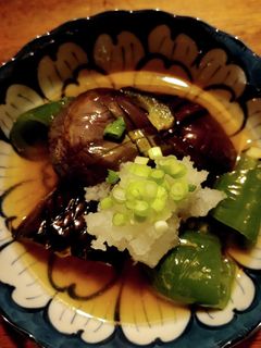 ナスとピーマンの揚げ浸し-レシピのメイン写真