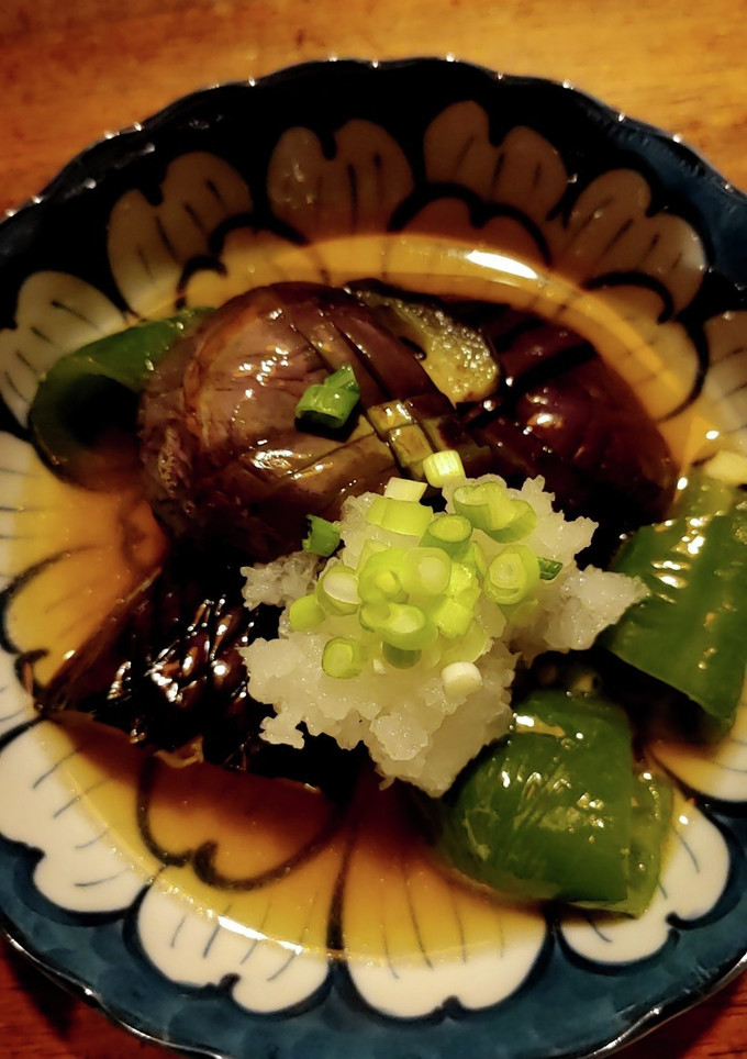 ナスとピーマンの揚げ浸し-レシピのメイン写真