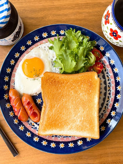 【ワンプレート朝食】シンプルトースト-レシピのメイン写真