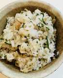 シラスと大葉とゆかりの混ぜご飯