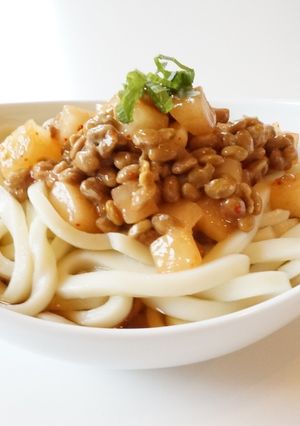 冷やし納豆うどん-レシピのメイン写真