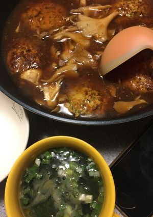 和風あんかけ　ヘルシー煮込みハンバーグ-レシピのメイン写真