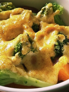 ◆かぼちゃとブロッコリーのカレーマヨ焼◆-レシピのメイン写真