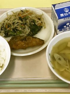 【学校給食】山菜のみそ汁-レシピのメイン写真