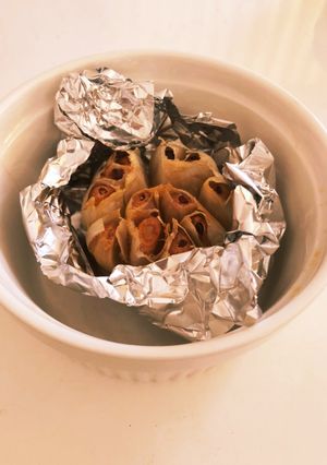 ほくほく♪にんにく丸焼き-レシピのメイン写真