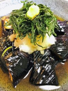 さっぱり大根おろしと大葉でナスの揚げ浸し-レシピのメイン写真