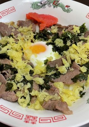 牛肉で簡単ぶっかけうどん-レシピのメイン写真